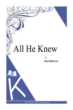 portada All He Knew (in English)