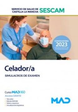 portada Celador del Servicio de Salud de Castilla-La Mancha (Sescam) Simulacro de Examen (in Spanish)
