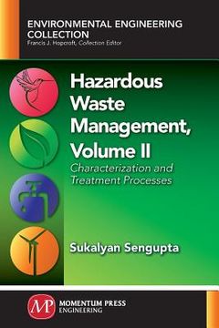 portada Hazardous Waste Management, Volume II: Characterization and Treatment Processes (in English)