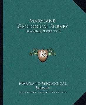 portada maryland geological survey: devonian plates (1913) (en Inglés)