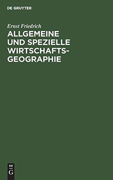 portada Allgemeine und Spezielle Wirtschaftsgeographie (in German)