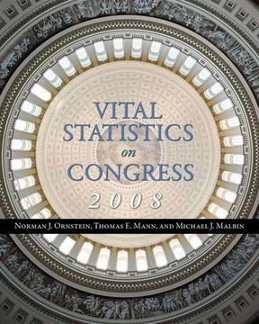 portada Vital Statistics on Congress 2008 (Vital Statistics on Congress (Paperback)) (in English)