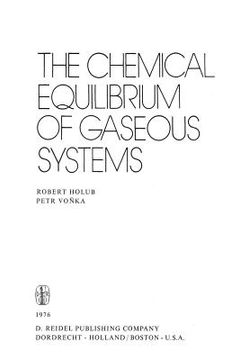 portada The Chemical Equilibrium of Gaseous Systems (en Inglés)