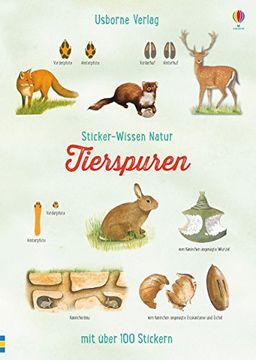 portada Sticker-Wissen Natur: Tierspuren (en Alemán)