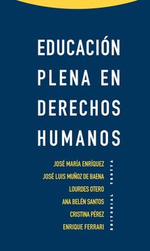 portada Educacion Plena en Derechos Humanos (in Spanish)