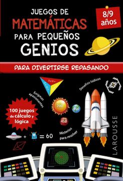 portada Juegos de Matemáticas Para Pequeños Genios 8-9 Años