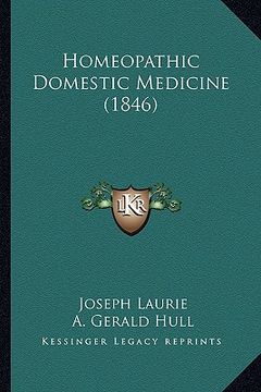 portada homeopathic domestic medicine (1846) (en Inglés)