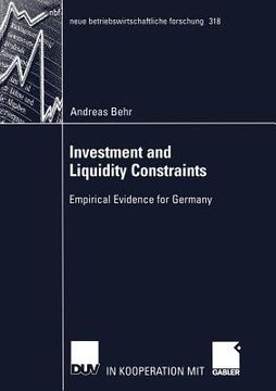 portada investment and liquidity constraints: empirical evidence for germany (en Inglés)