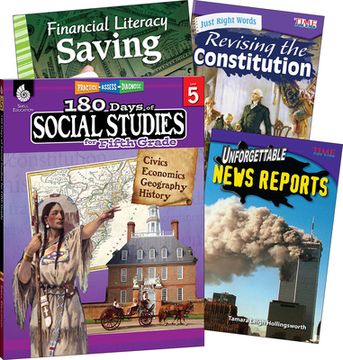 Learn-At-Home: Social Studies Bundle Grade 5: 4-Book set (180 Days of Social Studies Bundle Grade 5: 4-Book Set) (en Inglés)