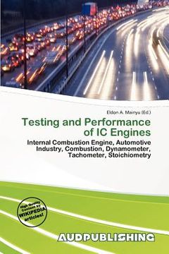 testing and performance of ic engines (en Inglés)