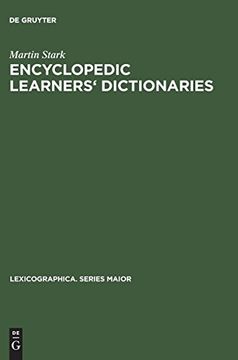 portada Encyclopedic Learners' Dictionaries (Lexicographica. Series Maior) (in English)