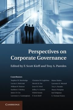 portada Perspectives on Corporate Governance Paperback (en Inglés)