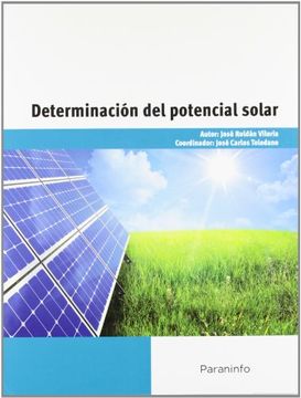 portada Determinación Del Potencial Solar. Certificados de Profesionalidad. Organización y Proyectos de Instalaciones Solares Térmicas