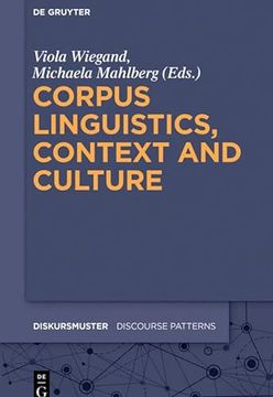 portada Corpus Linguistics, Context and Culture (en Inglés)