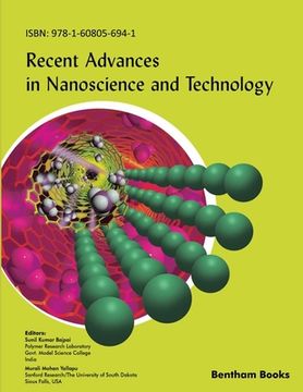 portada Recent Advances in Nanoscience and Technology (en Inglés)