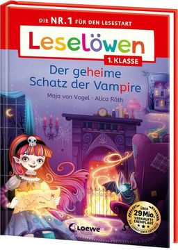 portada Leselöwen 1. Klasse - Der geheime Schatz der Vampire: Die Nr. 1 für den Lesestart - Mit Leselernschrift ABeZeh - Erstlesebuch für Kinder ab 6 Jahren (in German)