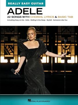 portada Adele - Really Easy Guitar: 22 Songs with Chords, Lyrics, and Basic Tab (en Inglés)