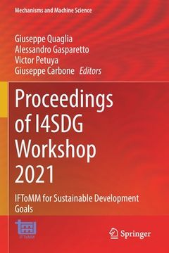 portada Proceedings of I4sdg Workshop 2021: Iftomm for Sustainable Development Goals (en Inglés)