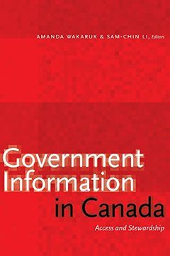 portada Government Information in Canada: Access and Stewardship (en Inglés)