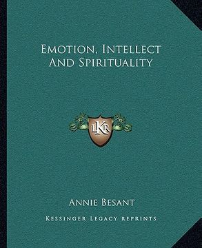 portada emotion, intellect and spirituality (in English)