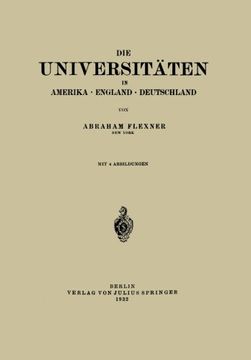 portada Die Universitäten in Amerika · England · Deutschland (German Edition)
