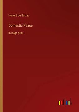 portada Domestic Peace: In Large Print (en Inglés)