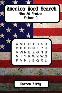 portada America Word Search: The 50 States (in English)