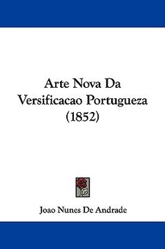 portada arte nova da versificacao portugueza (1852) (en Inglés)