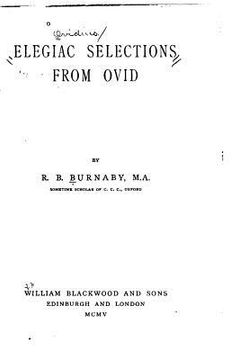 portada Elegiac Selections from Ovid (en Inglés)