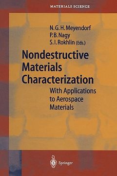 portada nondestructive materials characterization: with applications to aerospace materials (en Inglés)