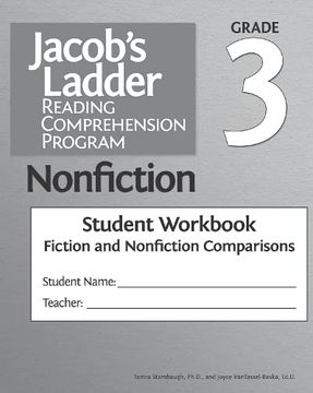 portada Jacob's Ladder Reading Comprehension Program: Nonfiction Grade 3, Student Workbooks, Fiction and Nonfiction Comparisons (Set of 5)