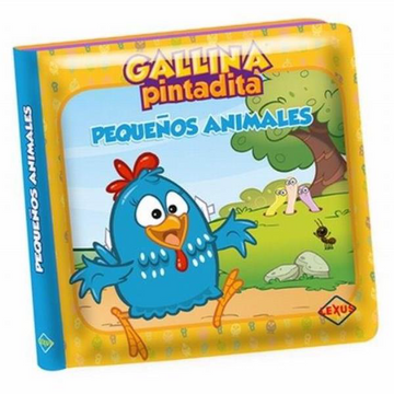 portada Peque/Os Animales Gallina Pintadita (Libro Para Ba/O). Incluye Sonajero