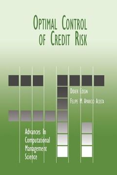 portada Optimal Control of Credit Risk (en Inglés)