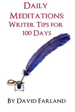 portada Daily Meditations: Writer Tips for 100 Days (en Inglés)