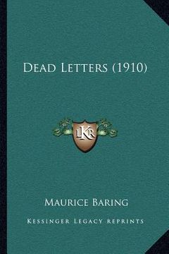 portada dead letters (1910) (en Inglés)