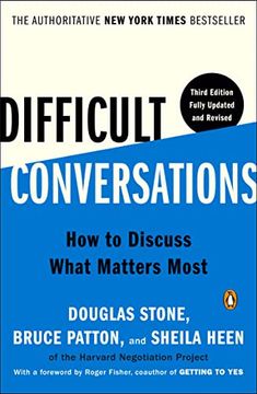 portada Difficult Conversations: How to Discuss What Matters Most (en Inglés)
