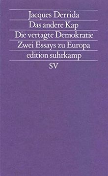 portada Das Andere Kap. Die Vertagte Demokratie: Zwei Essays zu Europa (Edition Suhrkamp) 