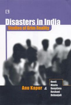 portada Disasters in India: Studies of Grim Reality (en Inglés)