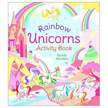 portada Rainbow Unicorns Activity Book (in English)