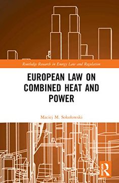 portada European law on Combined Heat and Power (Routledge Research in Energy law and Regulation) (en Inglés)
