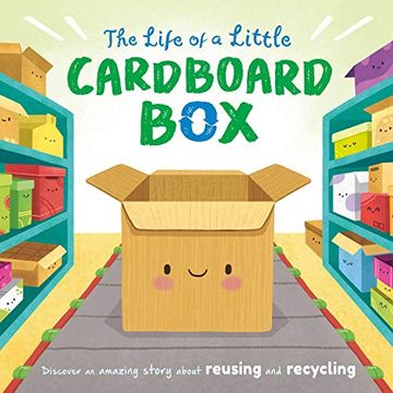 portada The Life of a Little Cardboard Box: Padded Board Book (en Inglés)