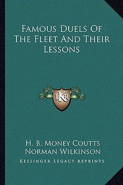 portada famous duels of the fleet and their lessons (en Inglés)