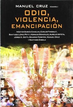 portada Odio, Violencia, Emancipación (in Spanish)