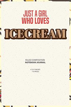 portada Just a Girl who Loves ice Cream (en Inglés)