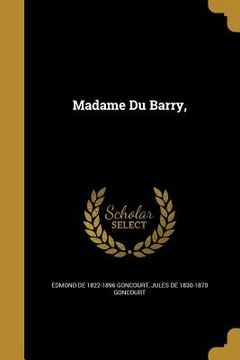 portada Madame Du Barry, (in English)