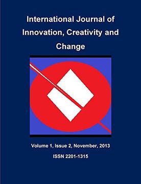 portada International Journal of Innovation, Creativity and Change, Volume 1, Issue 2, November 2013 