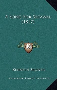 portada a song for satawal (1817) (en Inglés)
