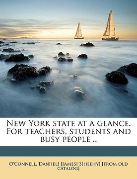 portada new york state at a glance. for teachers, students and busy people .. (en Inglés)