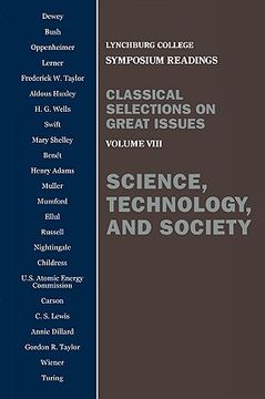 portada science, technology, and society: voulume viii (en Inglés)
