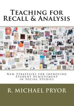 portada teaching for recall & analysis (en Inglés)